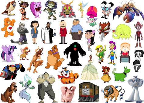 click   cartoon characters quiz