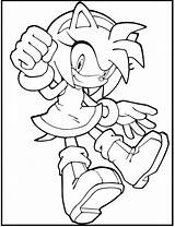 Amy Coloring Rose Pages Sonic Color Hedgehog Kids Getcolorings Printable Drawing sketch template