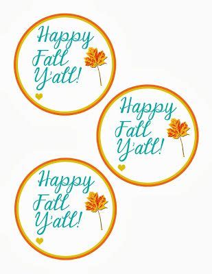 printable fall gift tag  space  signing happy fall