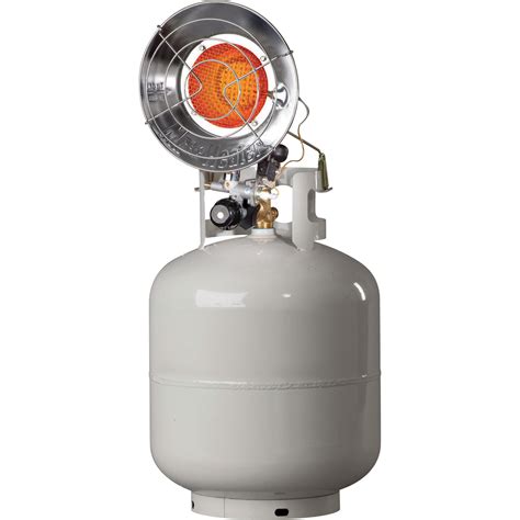 heater tank top propane heater single burner  btu electronic ignition model