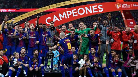 star barcelona rout sevilla  win copa del rey eurosport