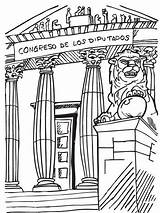Congreso Diputados Minervae Discipuli Dibujalia sketch template