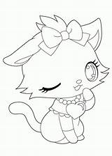 Coloring Anime Pages Printable Neko Cat Kids Color Animals Print Girl Popular Couple Colorings Getdrawings Getcolorings sketch template