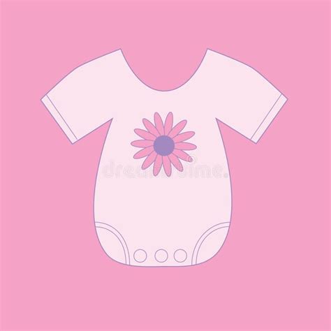 baby onesie template  pink  blue stock vector illustration