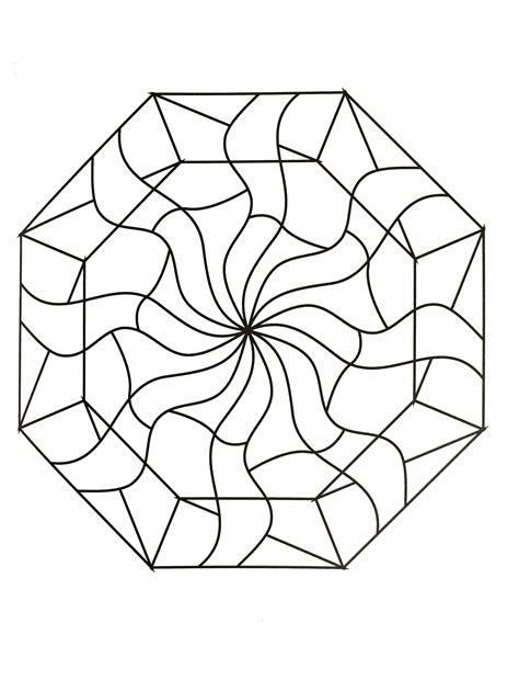 simple mandala coloring pages adults coloring pages