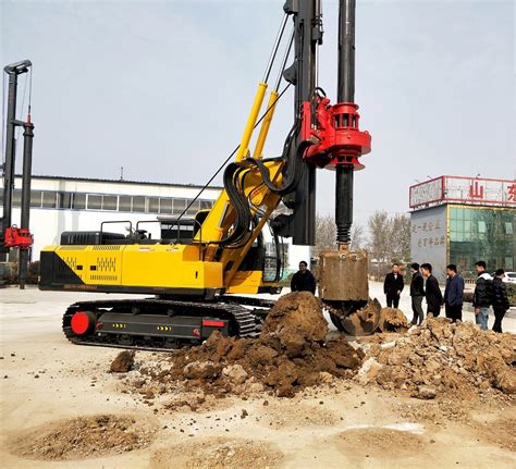 rotary drilling rig machine hydraulic earth drill  engineering construction china earth