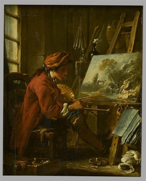 Le Peintre Dans Son Atelier Louvre Collections