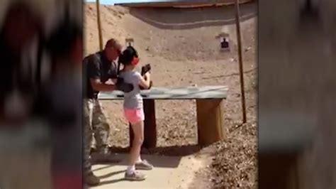 A 9 Year Old At A Shooting Range A Spraying Uzi And Outrage The New