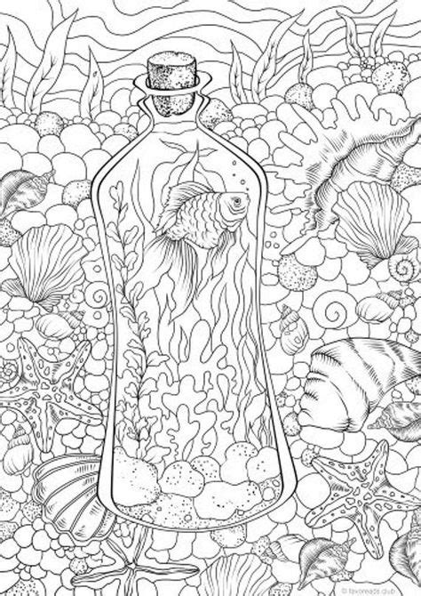 underwater printable adult coloring page  favoreads coloring