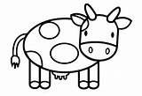 Cow Animales Granja Dibujo Moo Faciles Vaca Viviparos Vacas Cartoon Cows Biopedia Aprender Clipartmag sketch template