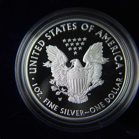 proof american silver eagles complete set  coins