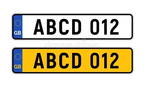 gb number plate template word uk plates template front   psd