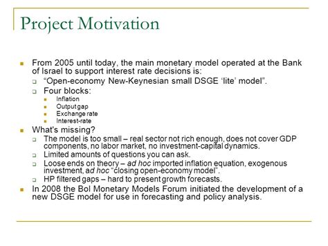 Bayesian analysis of dsge