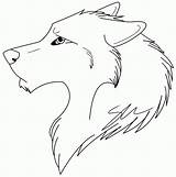 Coloring Pages Wolves Anime Comments Realistic sketch template