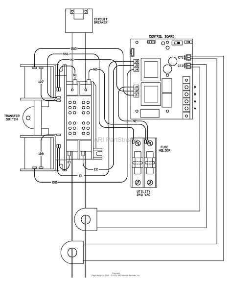 automatic transfer switch circuit diagram