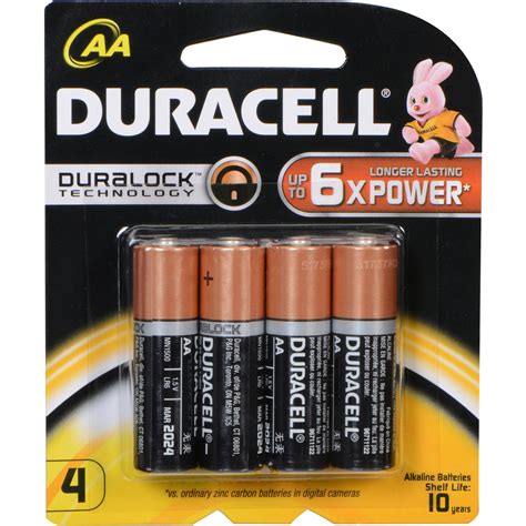 Duracell Duracell 1 5v Aa Coppertop Alkaline Batteries Mn15004