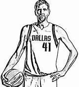 Nowitzki Dirk sketch template