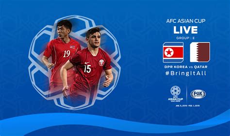 live afc asian cup 2019 dpr korea vs qatar fox sports