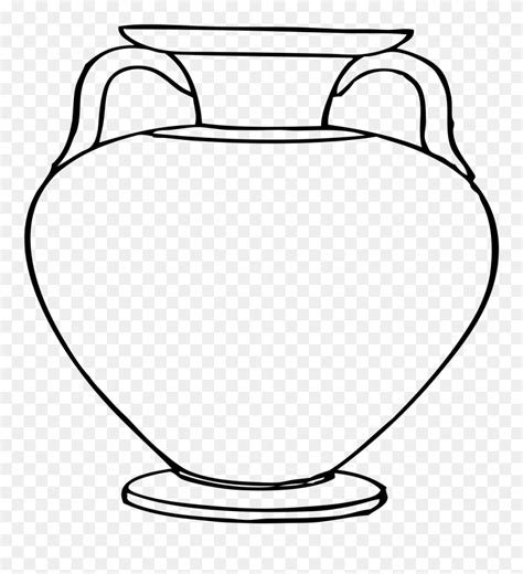 greek vase outline clipart  pinclipart