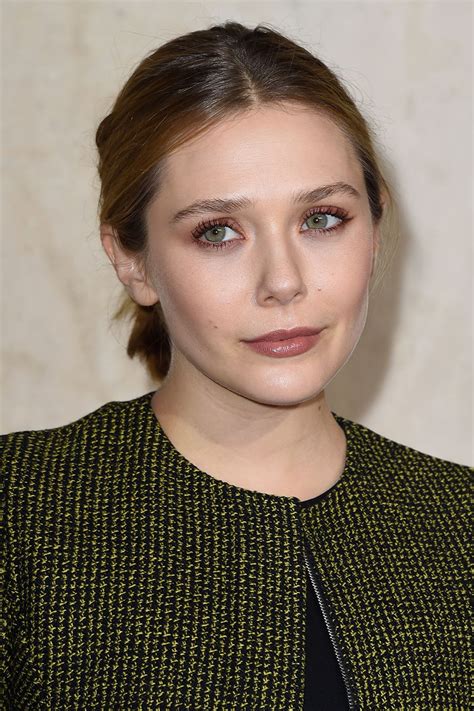 the stealth impact of rosy nude makeup elizabeth olsen s