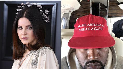 Lana Del Rey Called Out Kanye West’s Pro Trump Maga Hat Teen Vogue