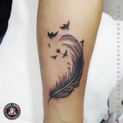 feathers tattoo archives black poison tattoo studio