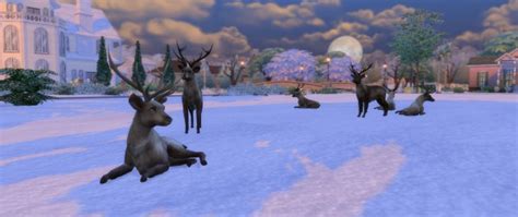 mod the sims big antlers by thekalino sims 4 downloads