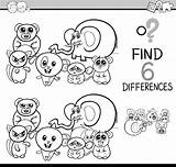 Diferencias Differences sketch template