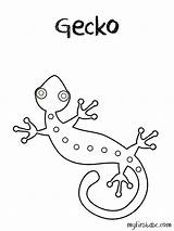Gecko Coloring Pages Printable Leopard Template Clipart Lizard Drawing Color Popular Getdrawings Library Getcolorings Books Coloringhome 05kb Categories Similar sketch template