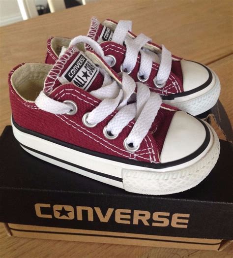 toddler converse chuck taylor  star maroon  top size