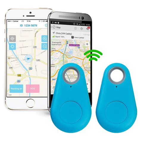 spy mini gps smart tracking finder auto car pets kids tracker alarm key track device blue