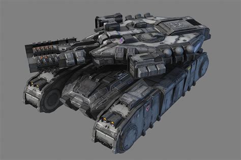 Scifi Heavy Tank Mk3 ~ Vehicle Models ~ Creative Market
