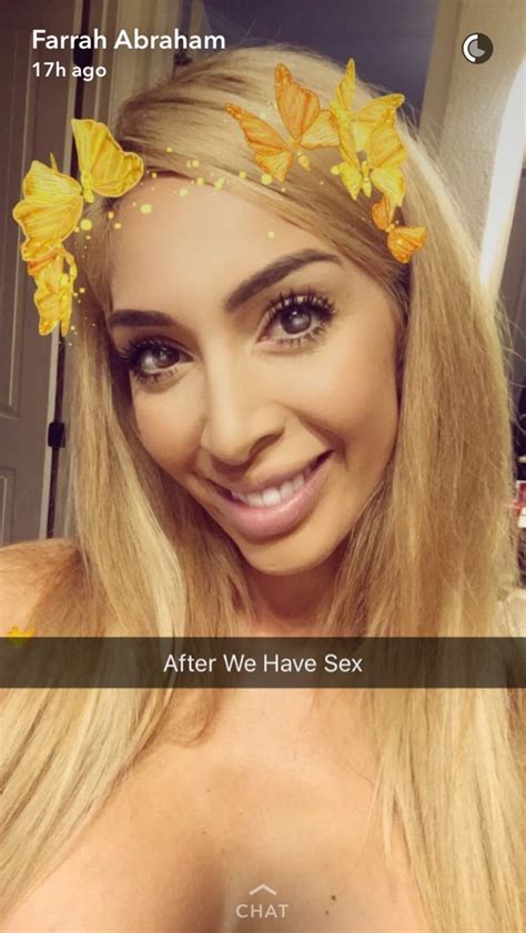 teen mom og star farrah abraham shares after sex photo