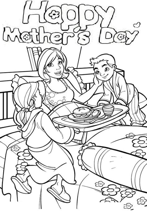 printable mothers day coloring pages  kids