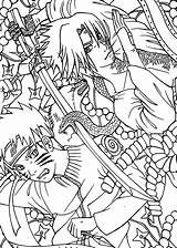 Coloring Naruto Shippuden Pages Popular sketch template