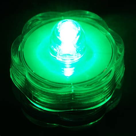 pack green waterproof battery operated submersible led lights centerpieces tableclothsfactory