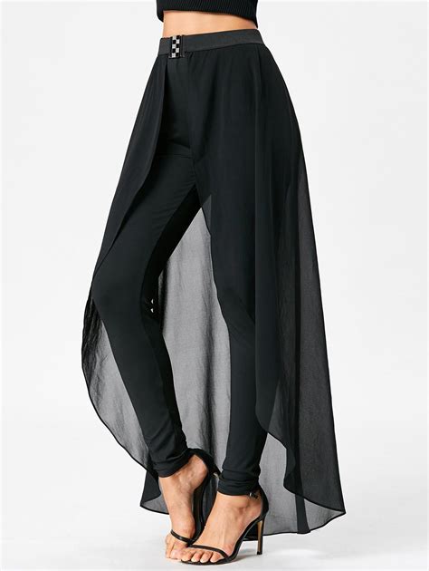high waist slimming pants  skirt  black dresslily