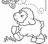 Sheep Coloring Pages Cartoon Getdrawings Drawing Printable Getcolorings sketch template