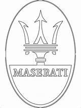 Coloring Maserati Automarken Ausmalen Lamborghini sketch template