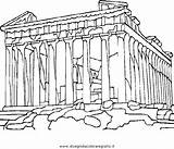 Partenone Akropolis Atene Griechenland Antikes Athen Malvorlage Colorare Malvorlagen Meraviglie Geografie sketch template
