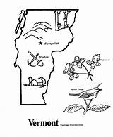 Vermont Popular sketch template