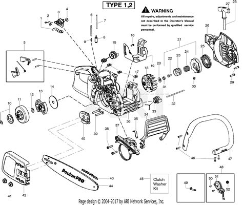 poulan pro cc chainsaw parts diagram wiring site resource