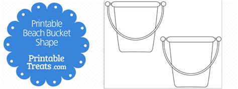 images  printable bucket template printable sand bucket
