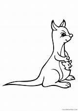 Coloring4free Kangaroo Coloring Pages Cute Kids Related Posts sketch template