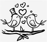 Clipart Birds Groom Bride Clip Drawing Transparent Seekpng Webstockreview Clipground sketch template