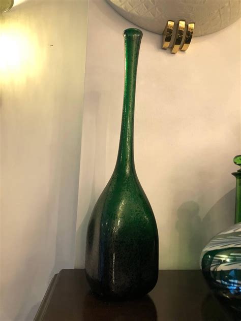Mrspkandoz Italian Mid Century Modern Tall Green Corroso