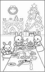Coloring Calico Critters Pages sketch template