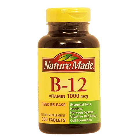 Nature Made Vitamin B 12 Vitamin Tablet 1000 Mcg Timed Release300ct