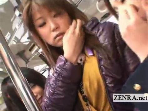 japan lesbian threesome public train car fingering on gotporn 852169