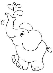 elephants  printable coloring pages  kids